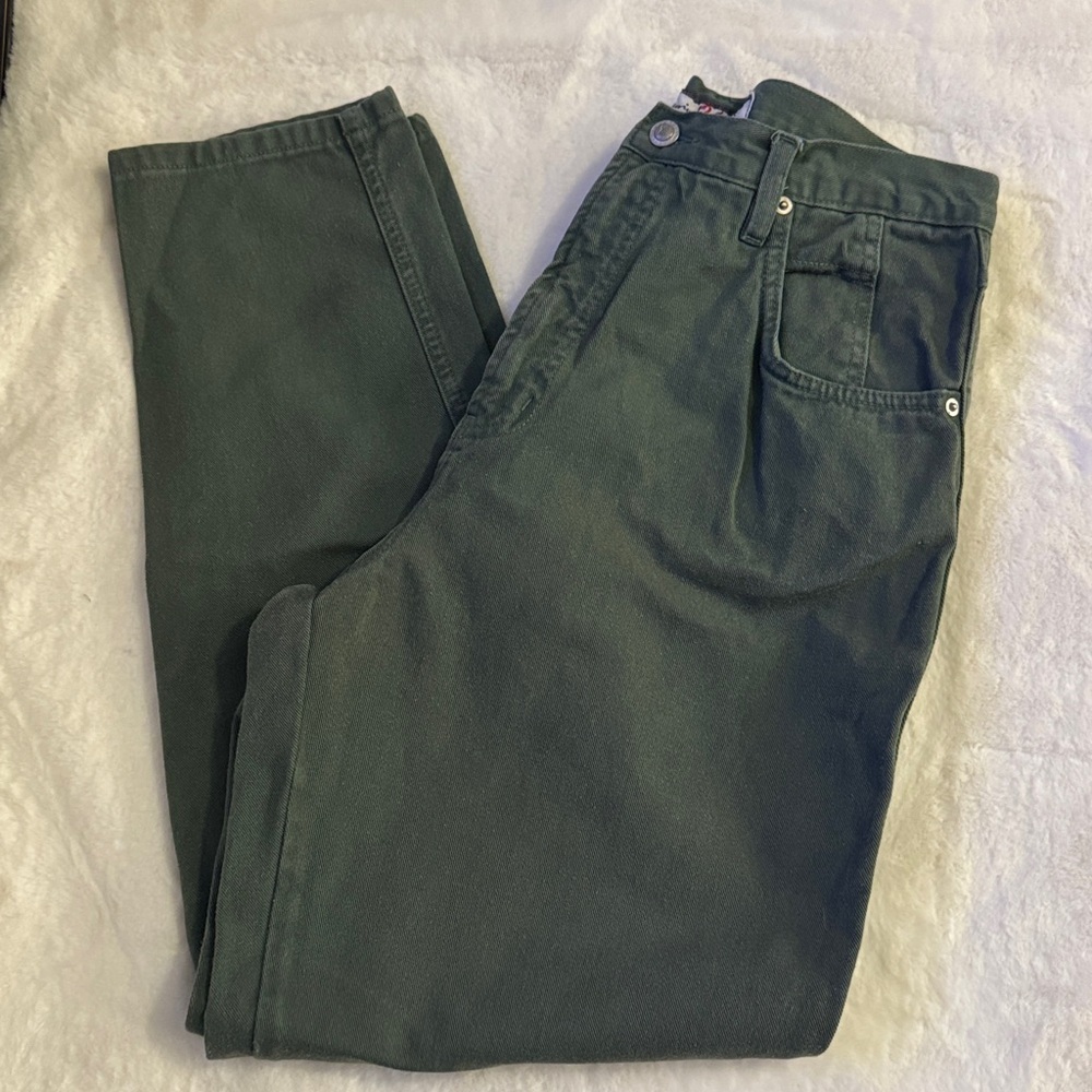 Gloria Vanderbilt Signature Label Jeans, Vintage, Sage Green- size 16